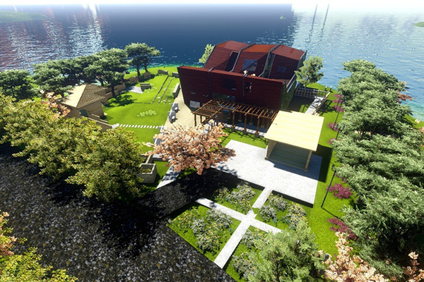 別墅設計規劃中庭院設計的風格種類