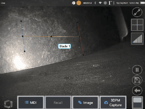 XLG4工業內窺鏡葉片計數分析